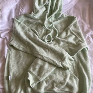 Soft serve mint green hoodie